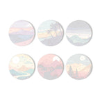Creative home décor canvas kit, dreamy paint by numbers landscapes for wall art lovers.