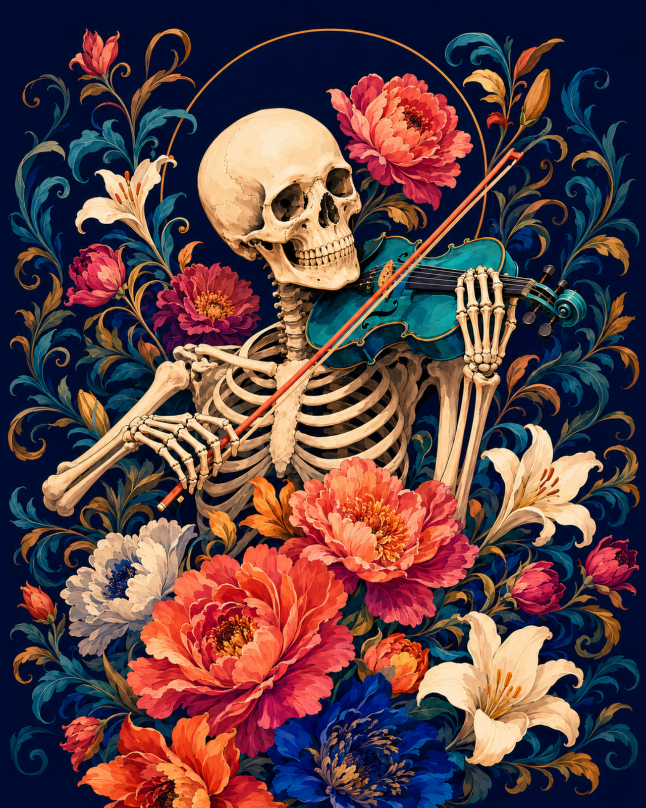 Skeleton Violin
