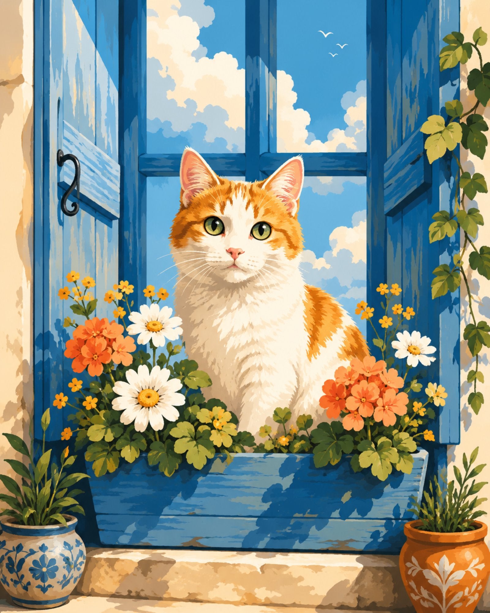 Fensterkatze