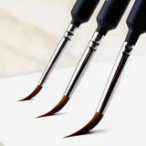 Fine detail paint brushes for paint by numbers kits with precision tips
