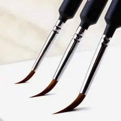 Fine detail paint brushes for paint by numbers kits with precision tips