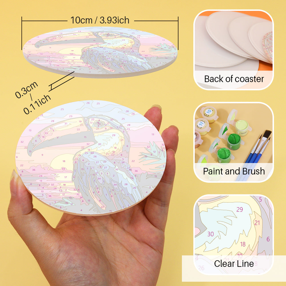 Winter-themed painting kit, Holiday Pals DIY craft set for Christmas and family fun.