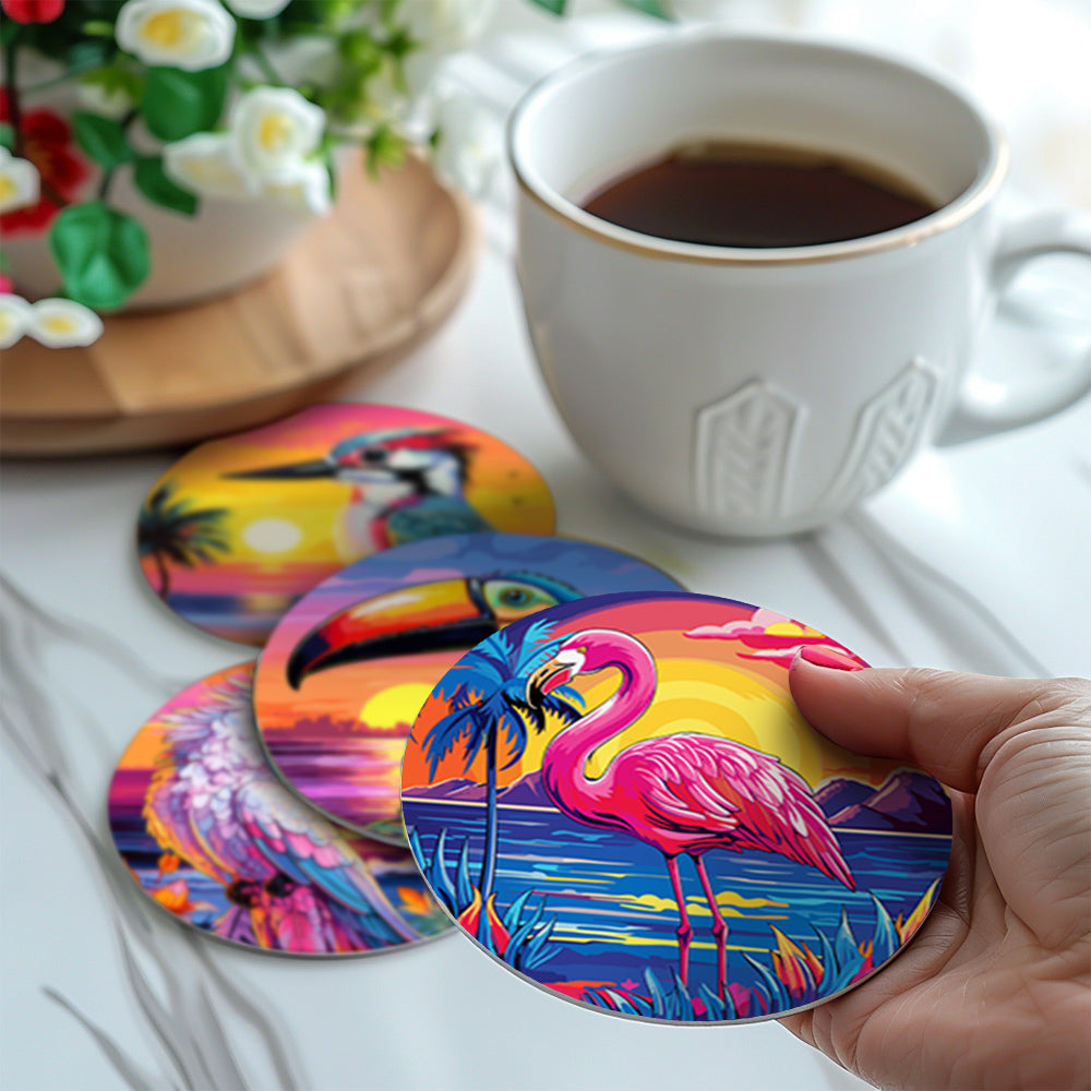 Set mit 6 Holiday Pals DIY-Gemälden, Feiertags-Bastelprojekt für Weihnachtsdekoration.