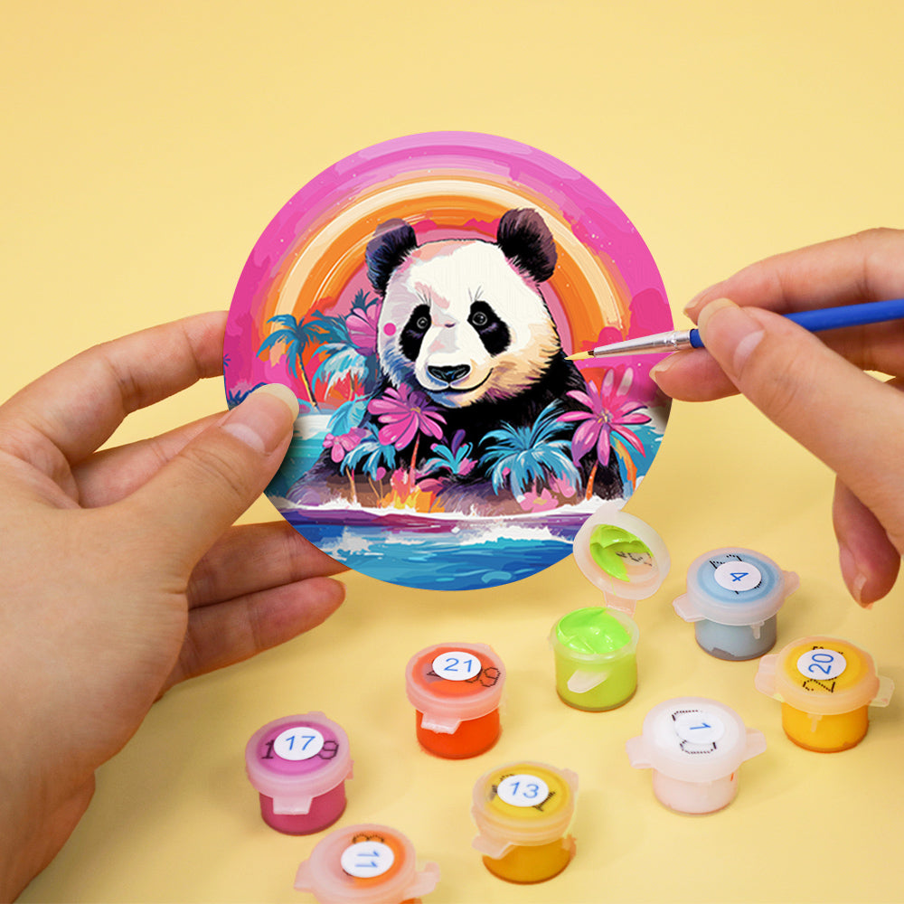 Wild Wonders-Set mit 6 Malen nach Zahlen für Bastelliebhaber für Erwachsene und Kinder.
