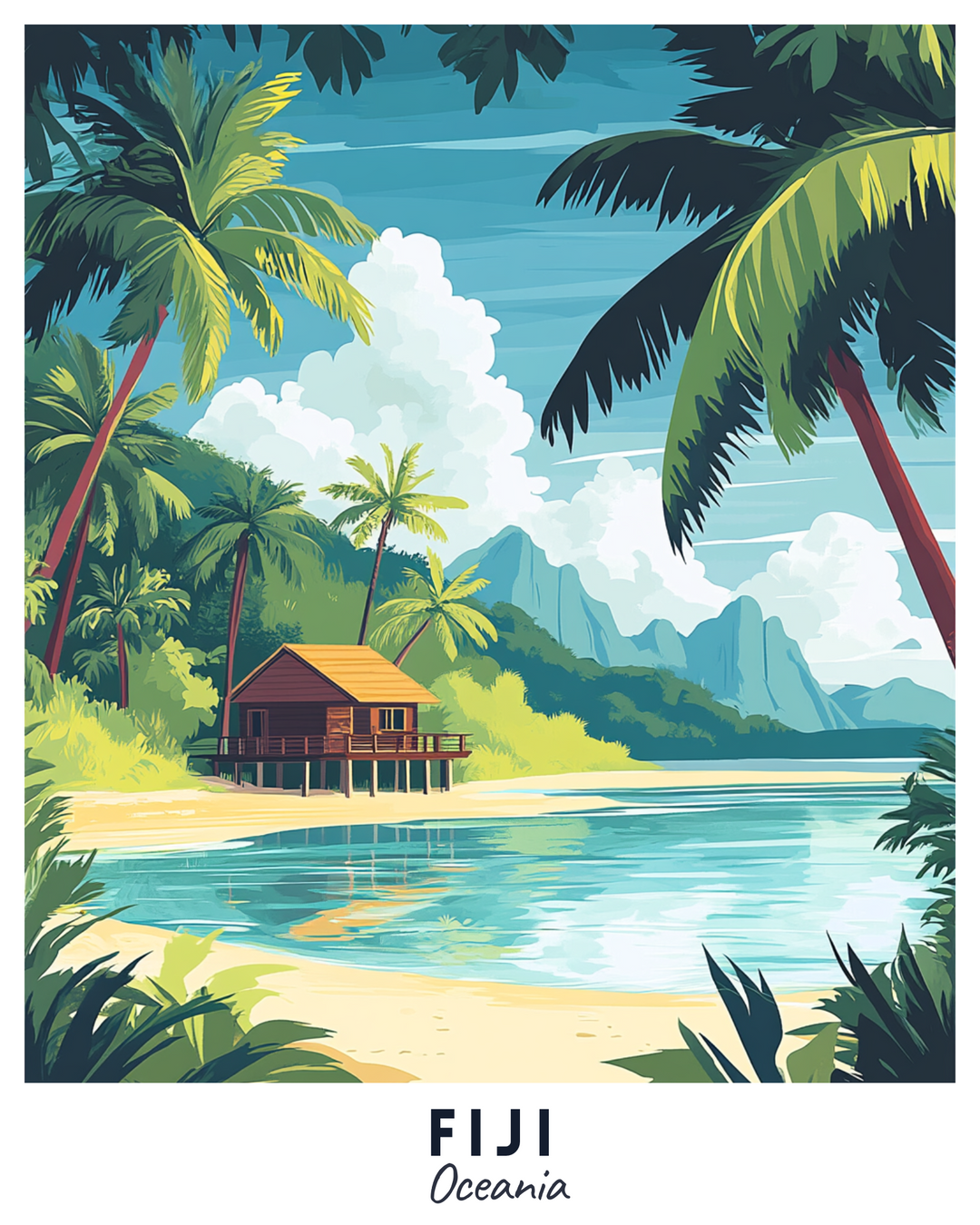 Fiji - Travel Poster