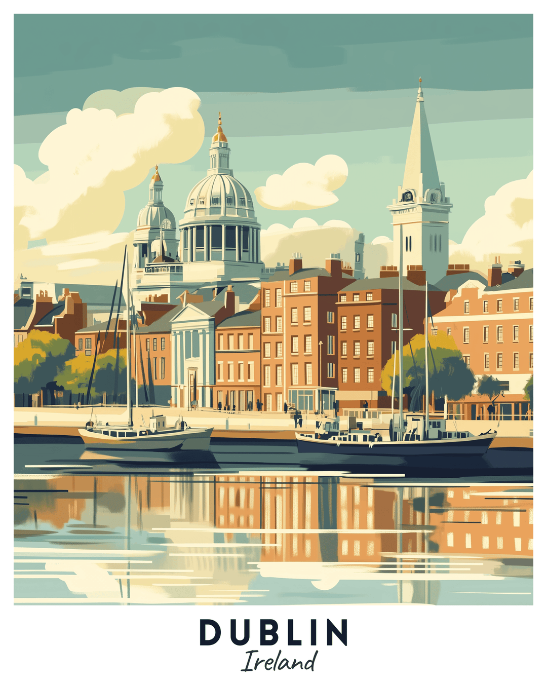 Dublin - Travel Poster