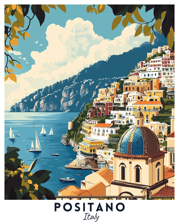 Positano - Travel Poster