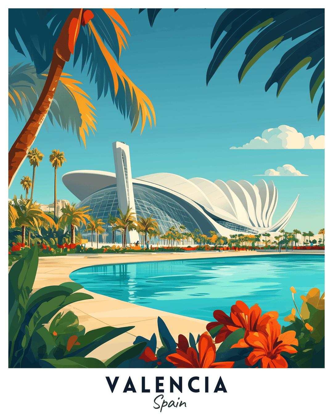 Valencia - Travel Poster