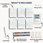 Berlin travel poster mini paint by numbers collection