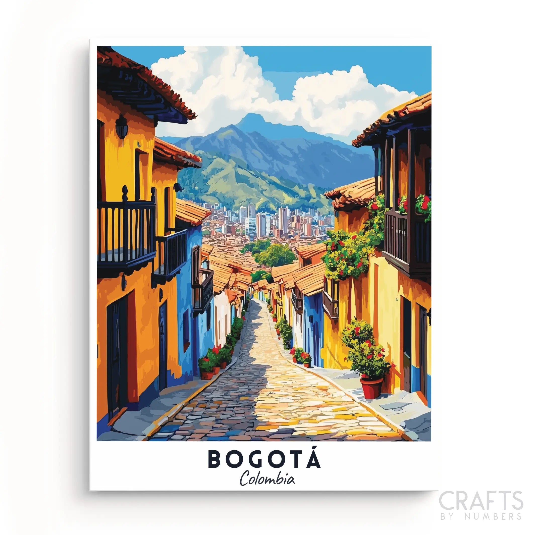 A travel poster depicting the Great Pyramids of Giza with a camel in the foreground, set against a desert backdrop with a clear sky. The text 'Giza Egypt' is visible on the bottom.