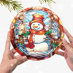 DIY Christmas wall art set of 6, paint by numbers holiday collection for beginners.