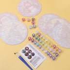 DIY holiday reflections painting kit, Christmas paint by numbers for festive décor lovers.