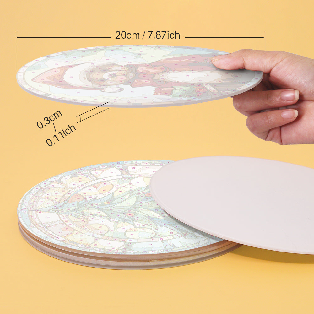 Kit de pintura navideña con 6 lienzos, arte mural festivo de bricolaje fácil para principiantes.