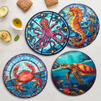 Sea Life Paint by Numbers inspired by famous still life paintings focusing on sea shells and marine plants composition.