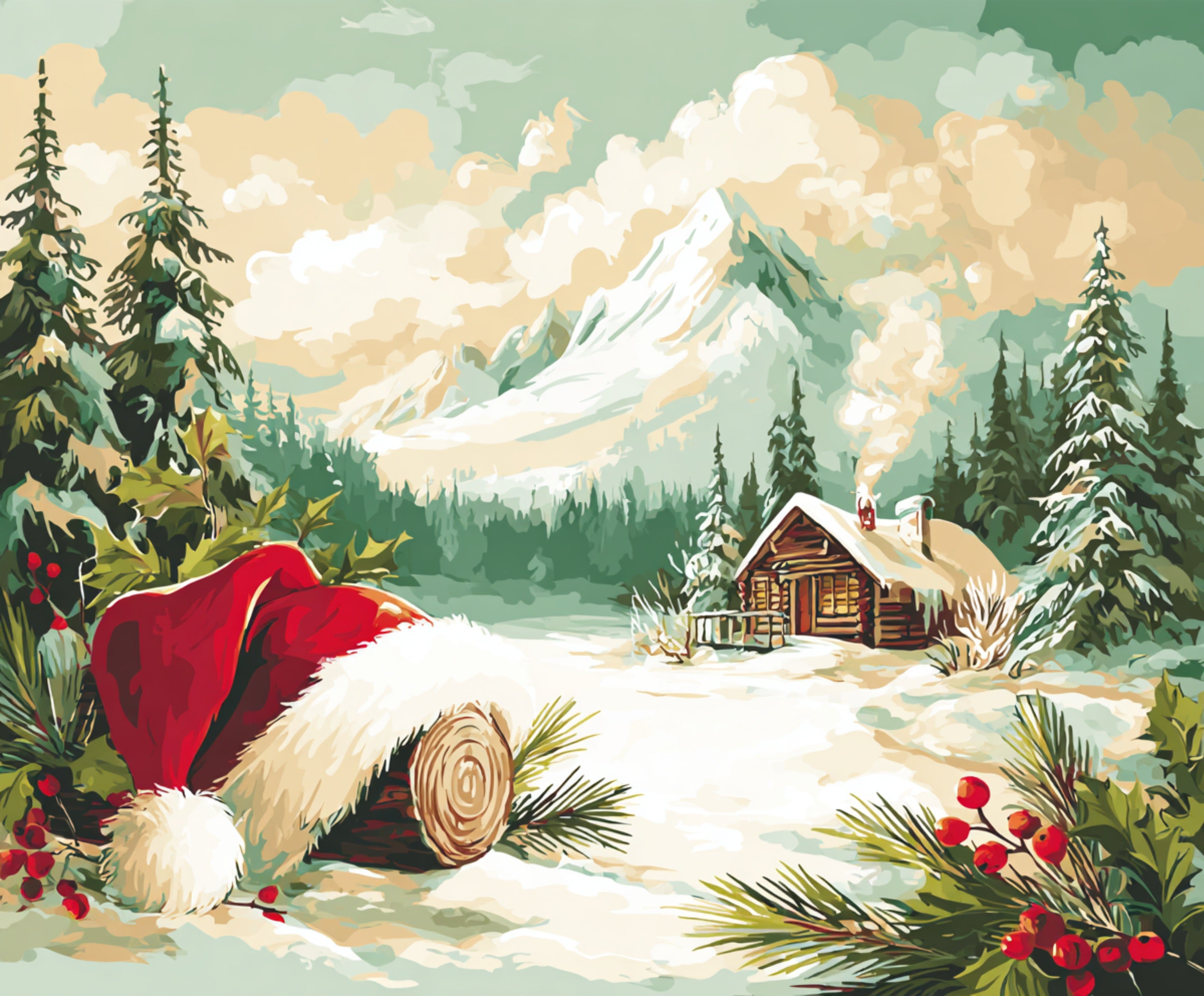 Cabin of Christmas Eve