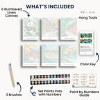 Chengdu travel poster mini paint by numbers collection