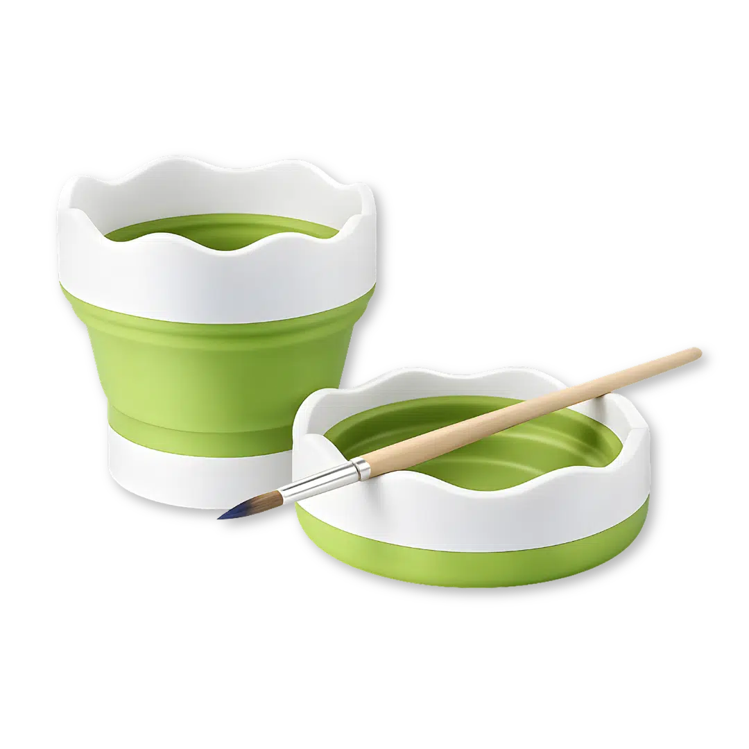 Collapsible Brush Cleaning Cup for paint by numbers supplies