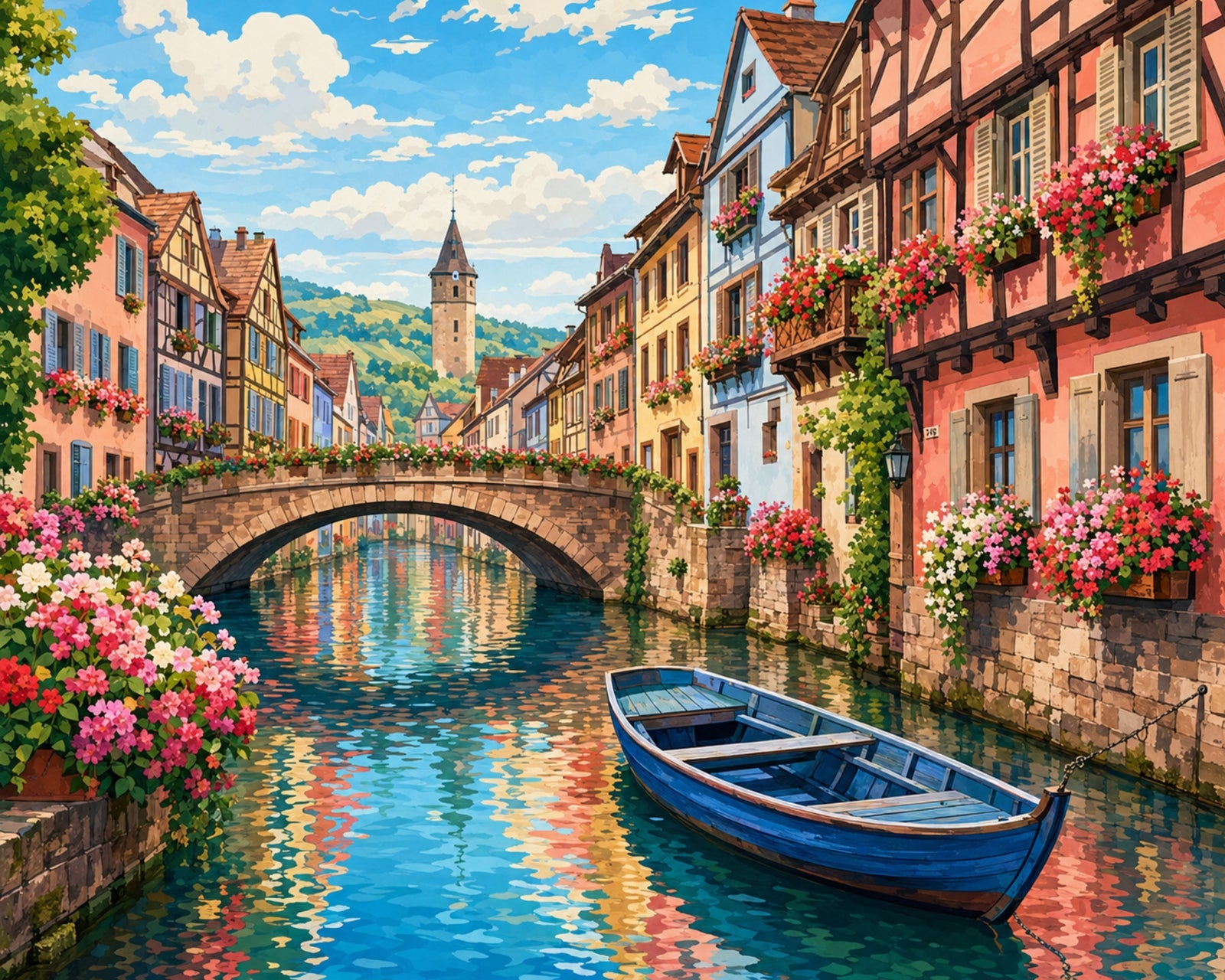 Colmar Flower Canal