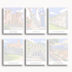 Cusco travel poster mini paint by numbers collection