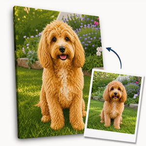 Cavapoo custom paint by numbers design dog paint by numbers