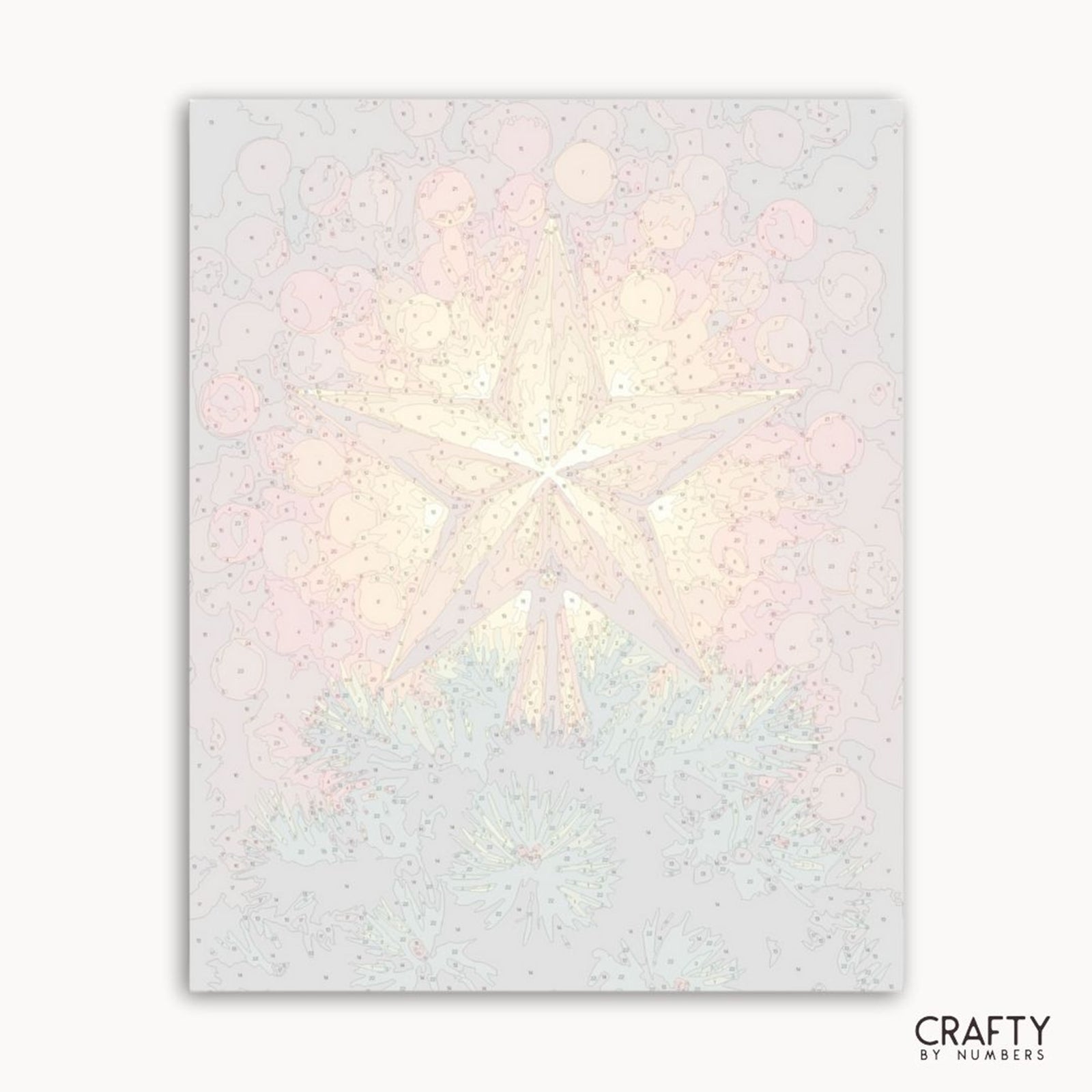 Star of the Season paint by numbers artwork