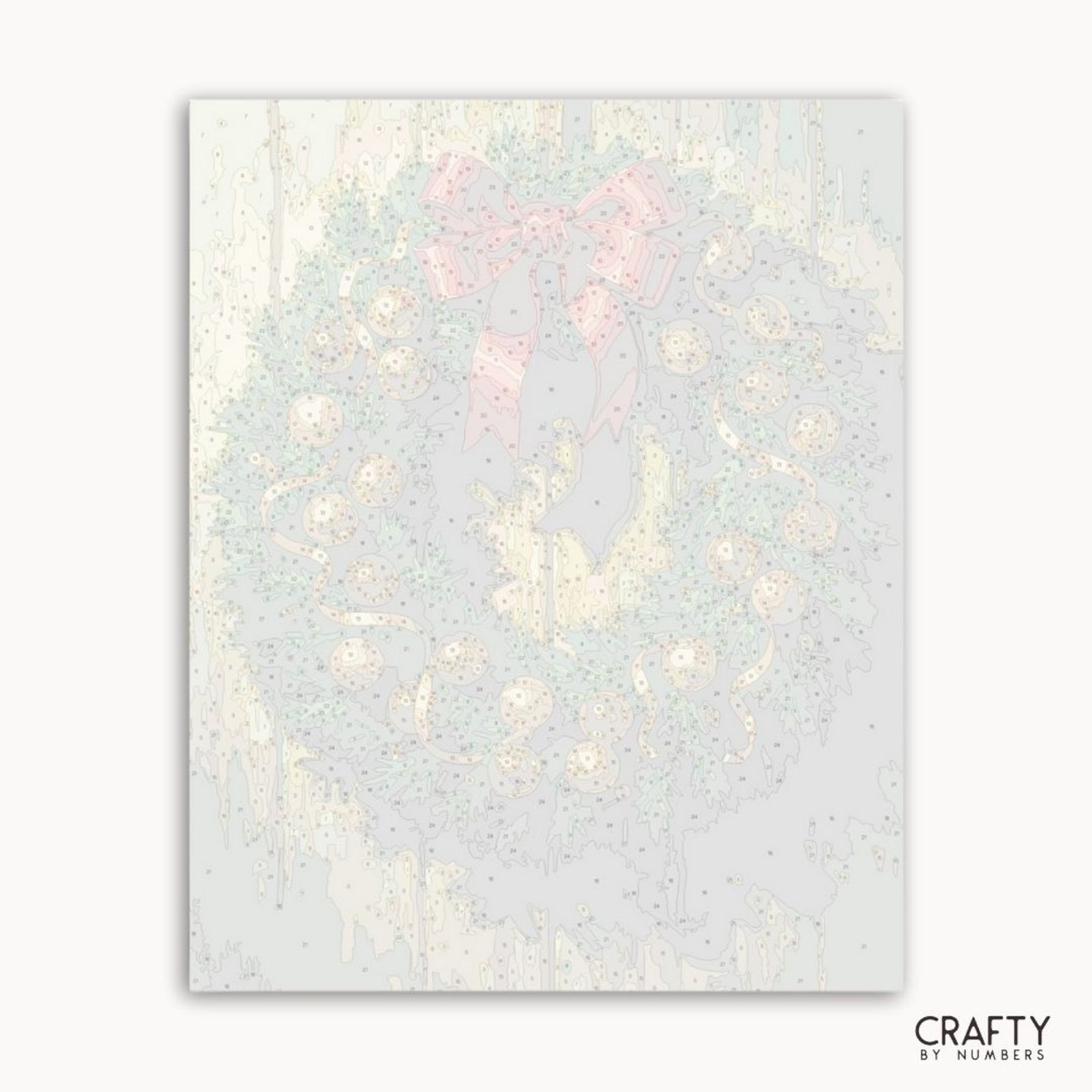Golden Greetings paint by numbers artwork