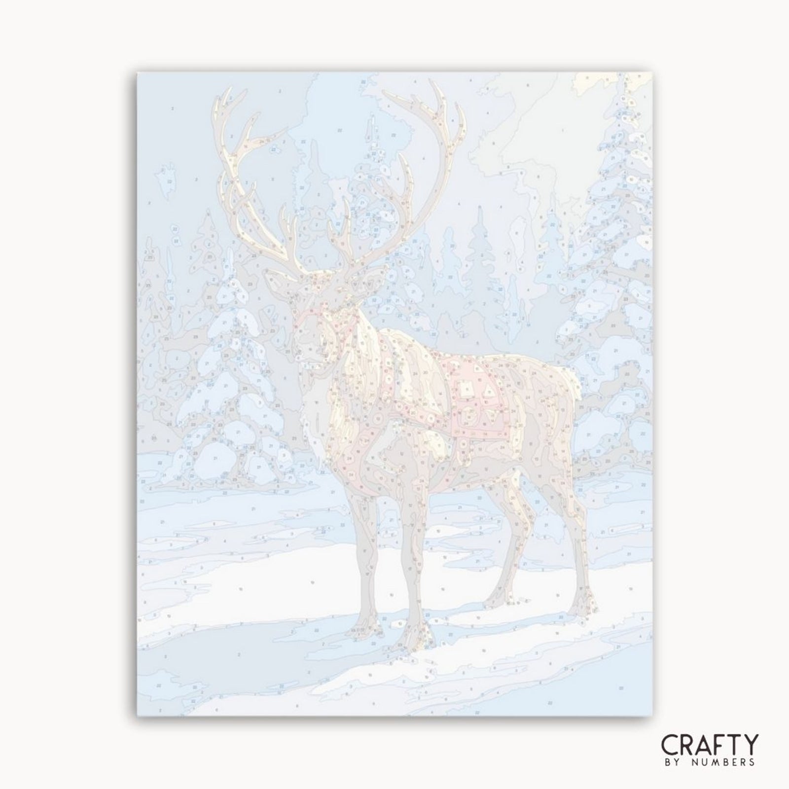 Silent Night Sentinel paint by numbers artwork