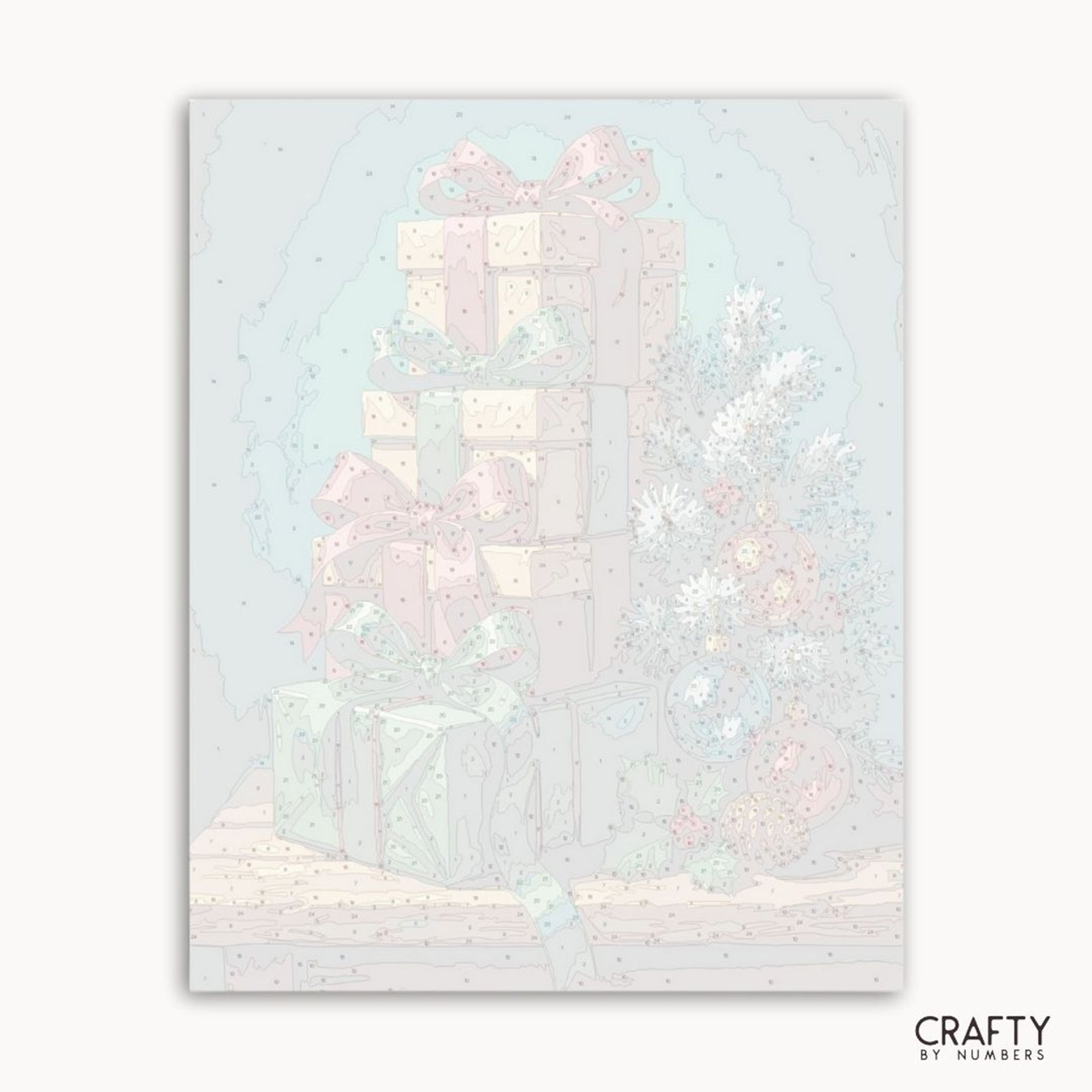 The Gift Giver's Table paint by numbers artwork
