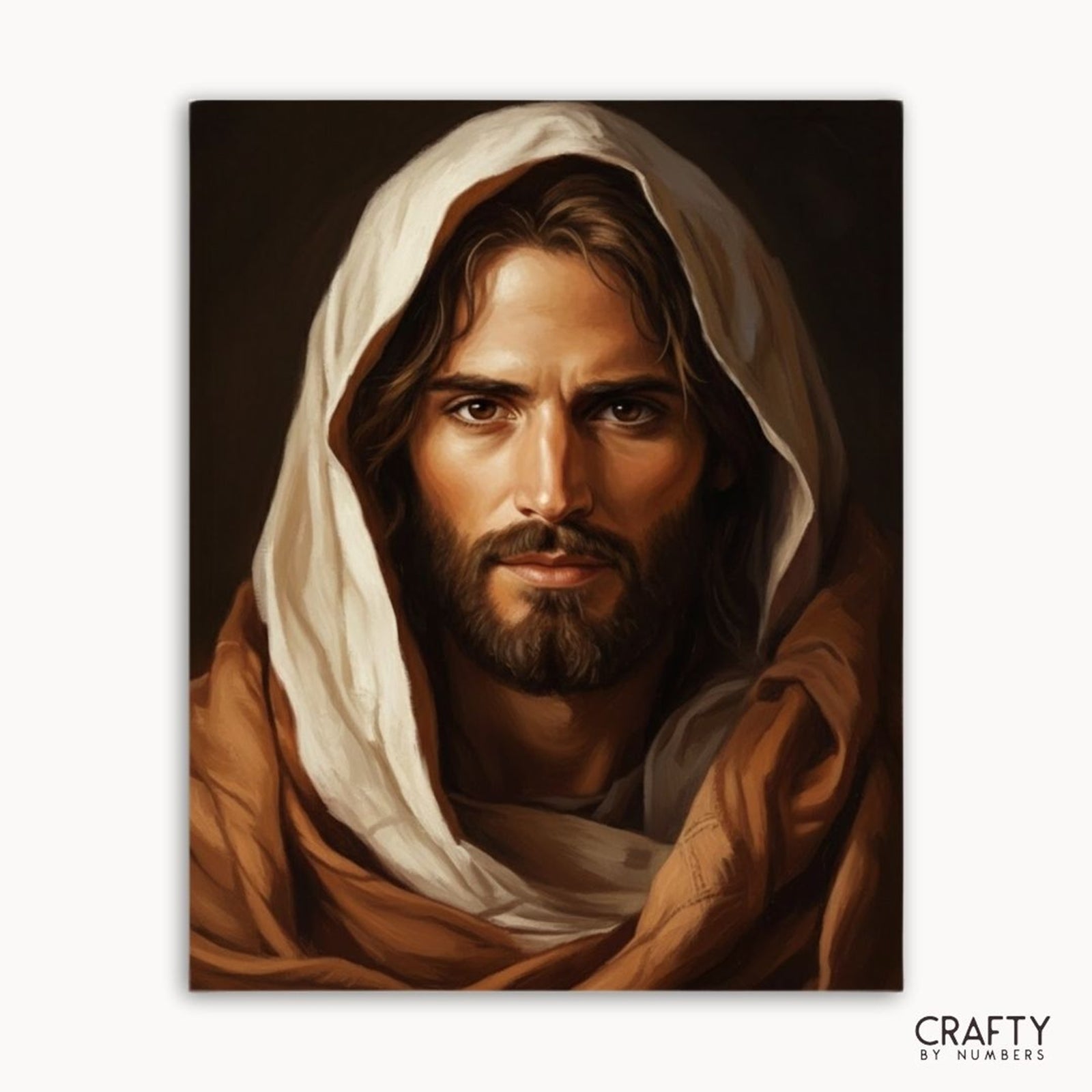 The Face of Jesus paint by numbers artwork