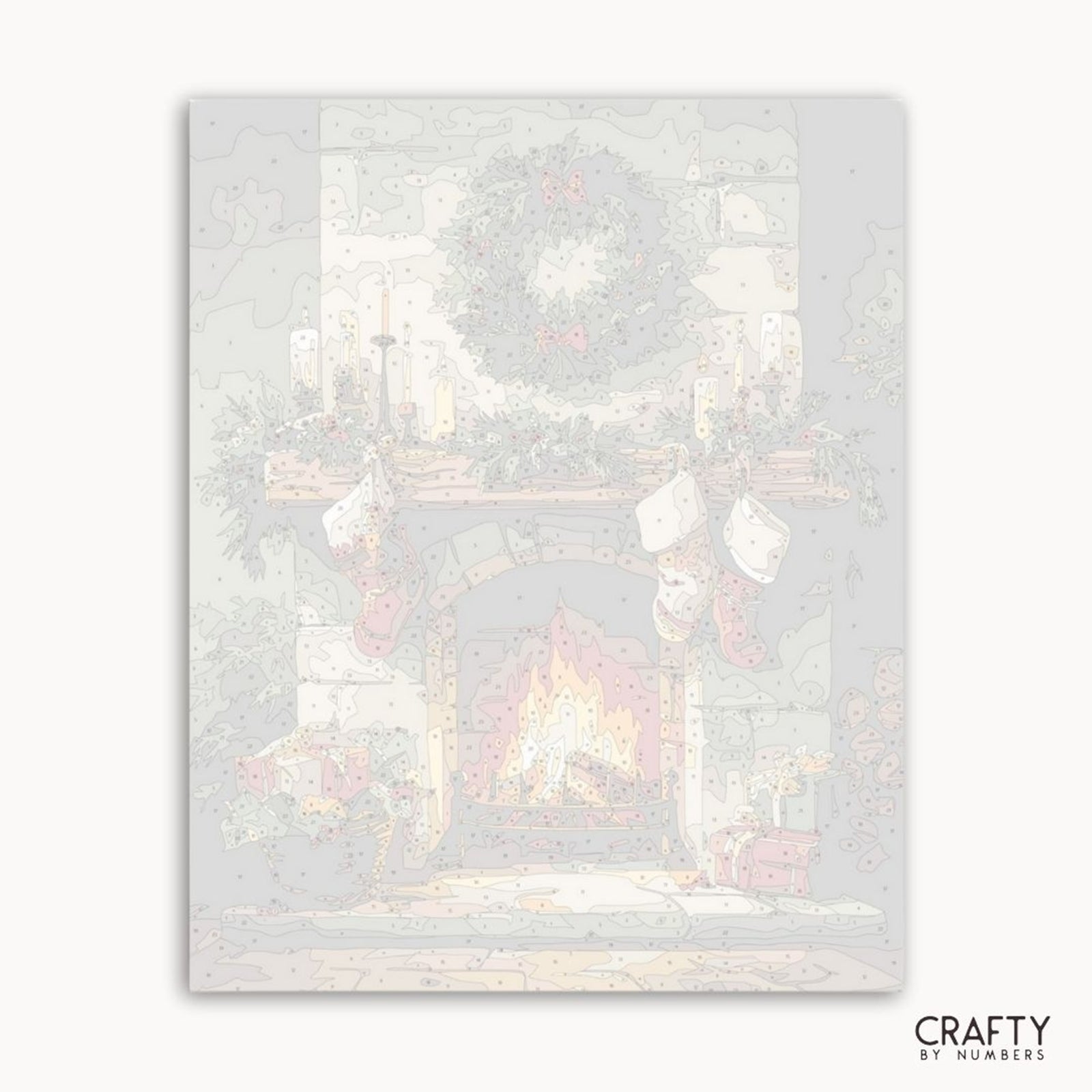 Christmas Ember Magic paint by numbers artwork