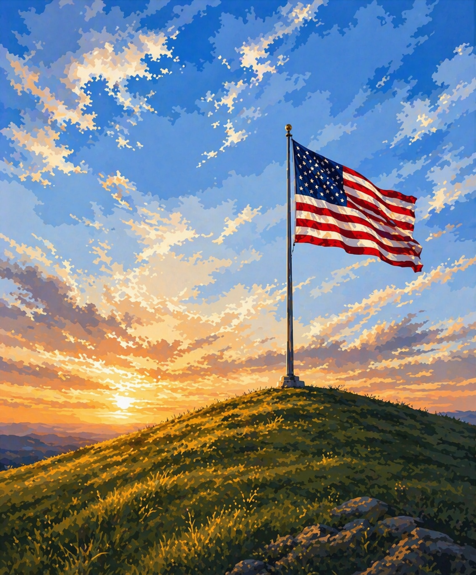 American Flag Hill