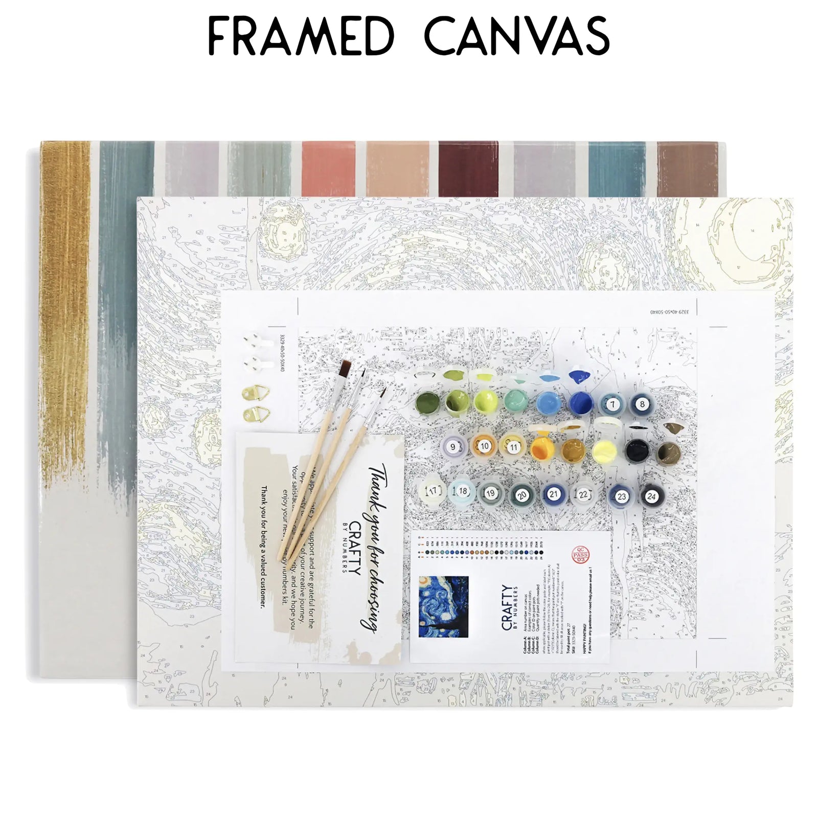 framed canvas by crafty