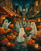 Ghosts at the Pumpkin Market