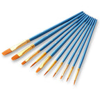 Premium Paint Brushes (10-Pack) (Free Gift)