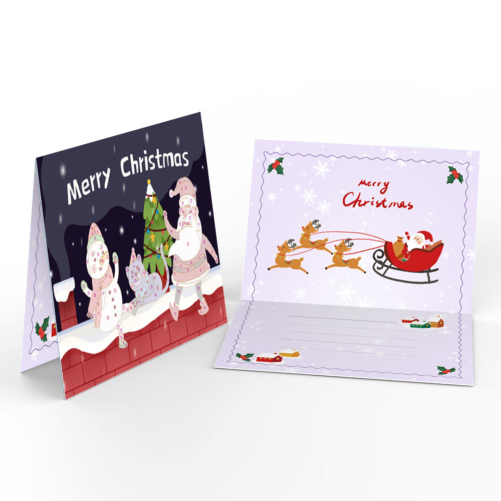 Holiday Magic paint by numbers kit – Christmas DIY project for adults and kids.