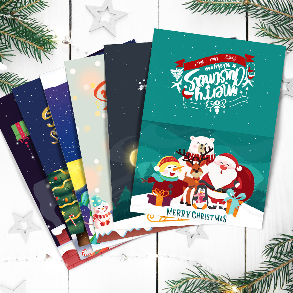 DIY Holiday Magic painting kit with winter-themed artwork for a relaxing craft project.