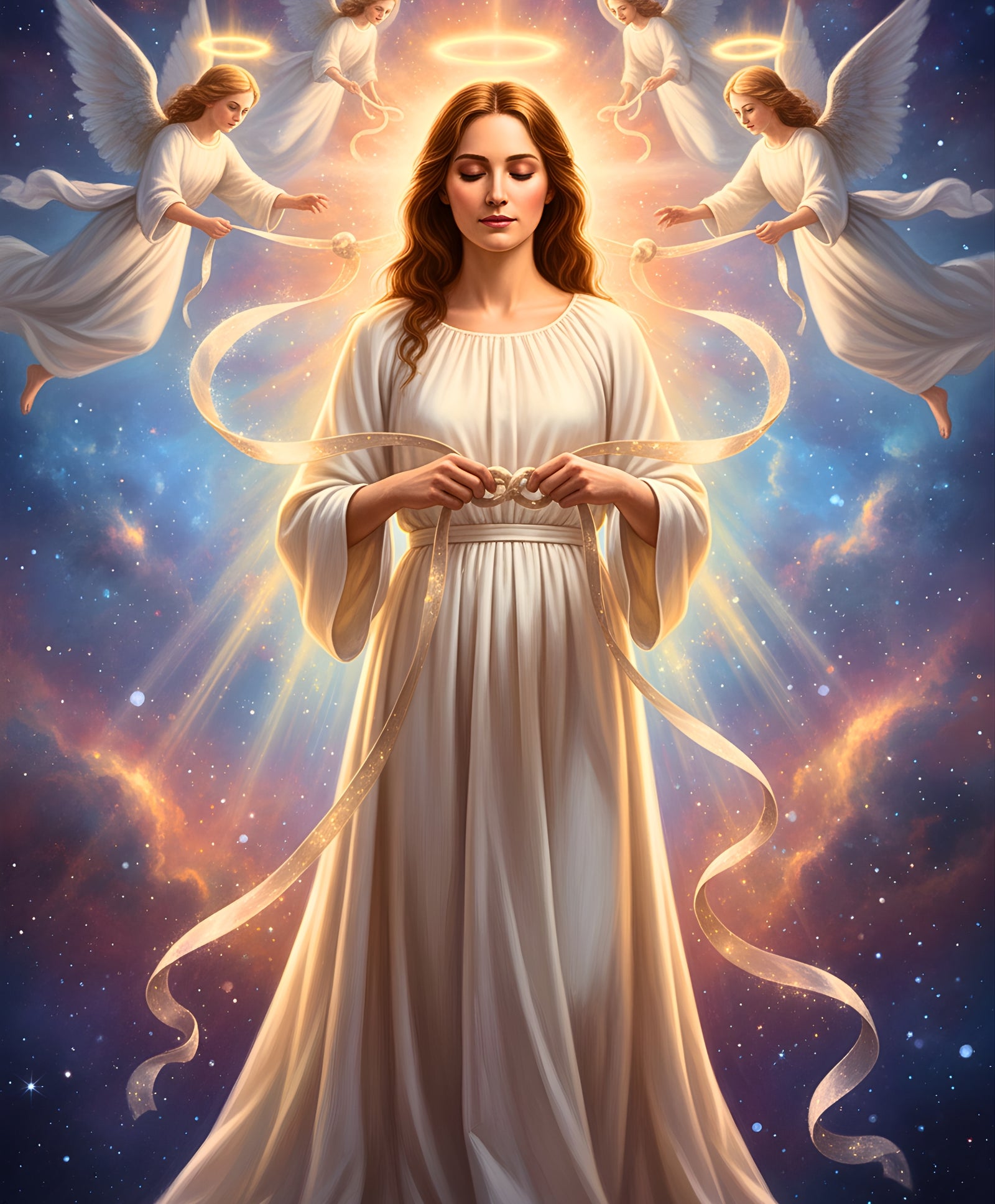 Heavenly Grace paint by numbers artwork