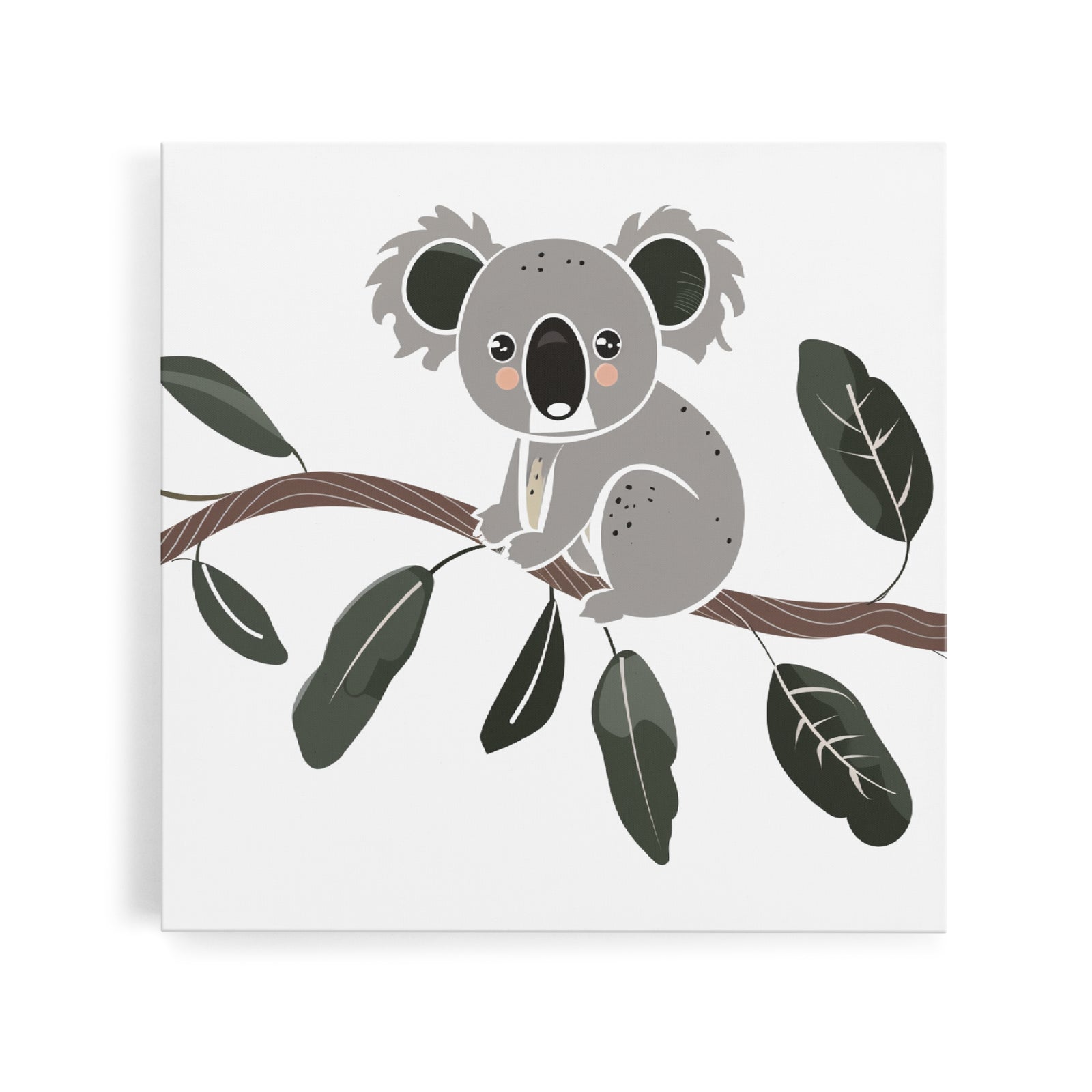 Detailliertes Koala-Baumspitzen-Set, das die Schönheit der Natur zeigt und an berühmte Landschaftsgemälde renommierter Künstler erinnert.