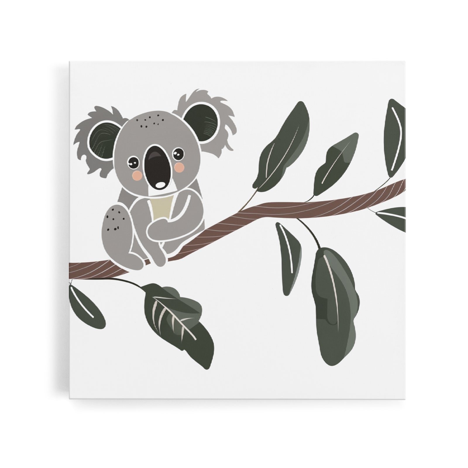 Koala-Baumspitzen zum Malen nach Zahlen mit einzigartigen Pinselstricheffekten, die den Gemälden berühmter Künstler aus dem frühen 20. Jahrhundert ähneln.
