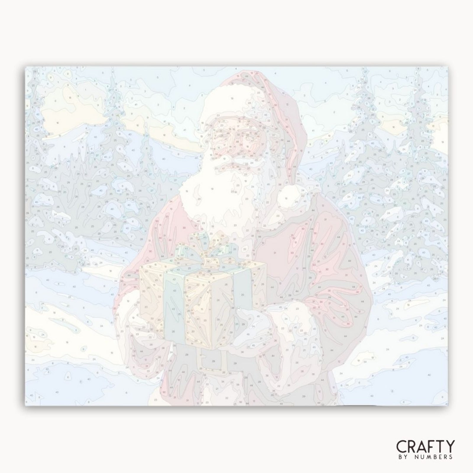 Gift from the North paint by numbers artwork