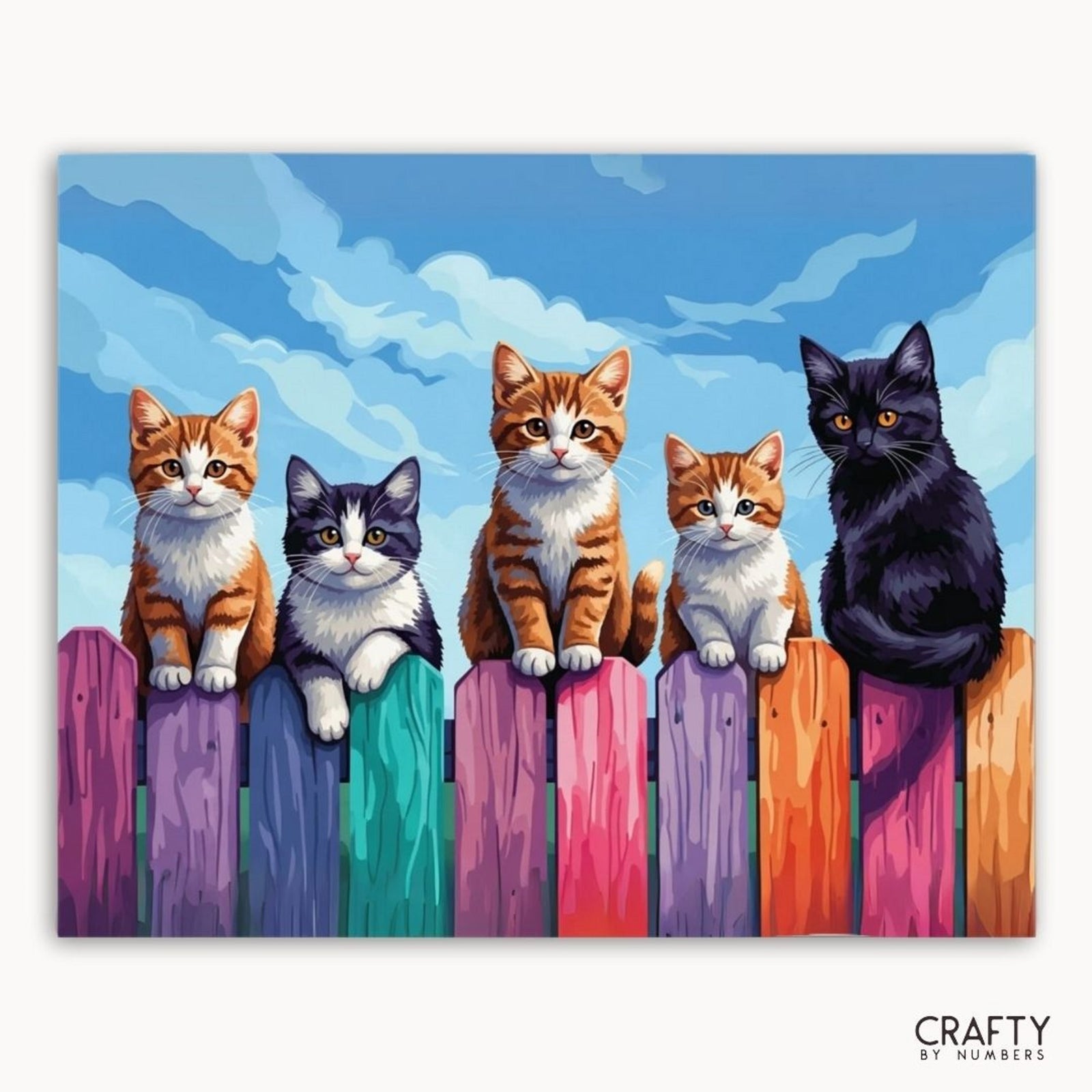 Chatons sur la clôture