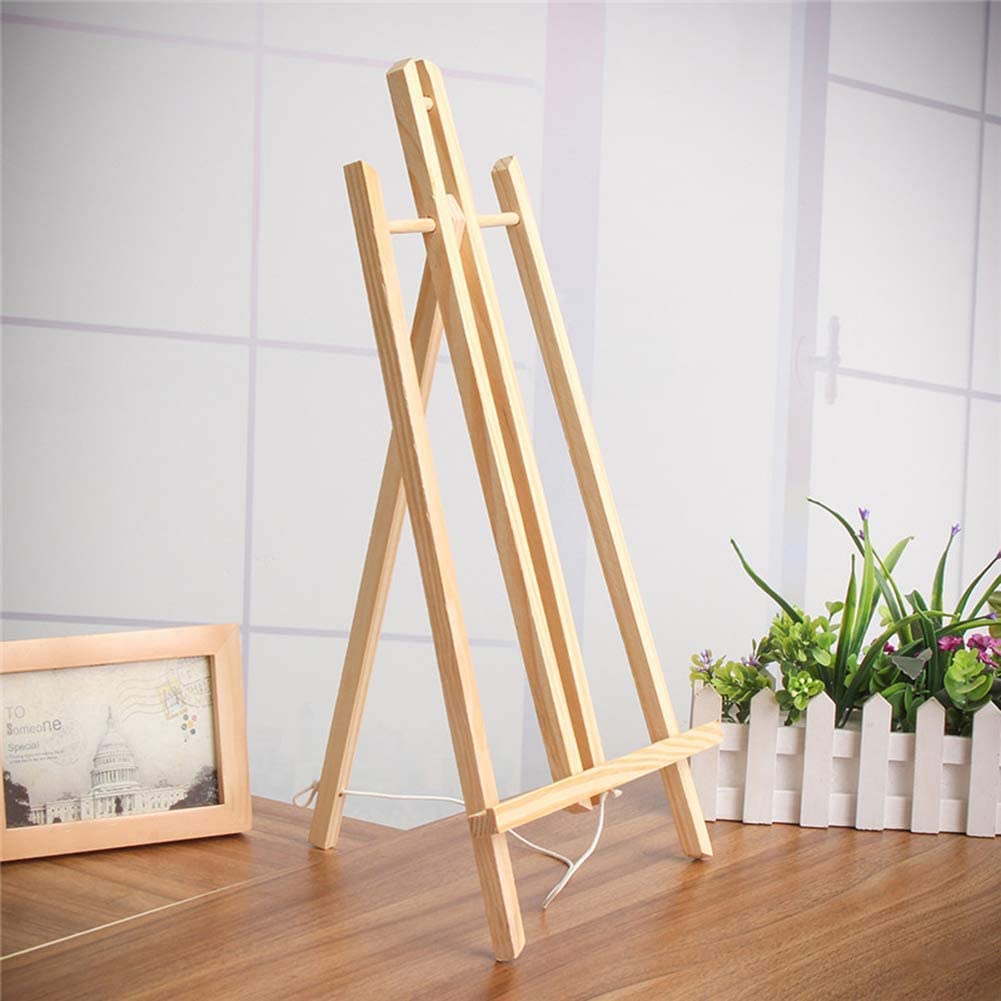 Close-up of Wooden Easel (Free Gift)
