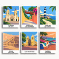Lima travel poster mini paint by numbers collection