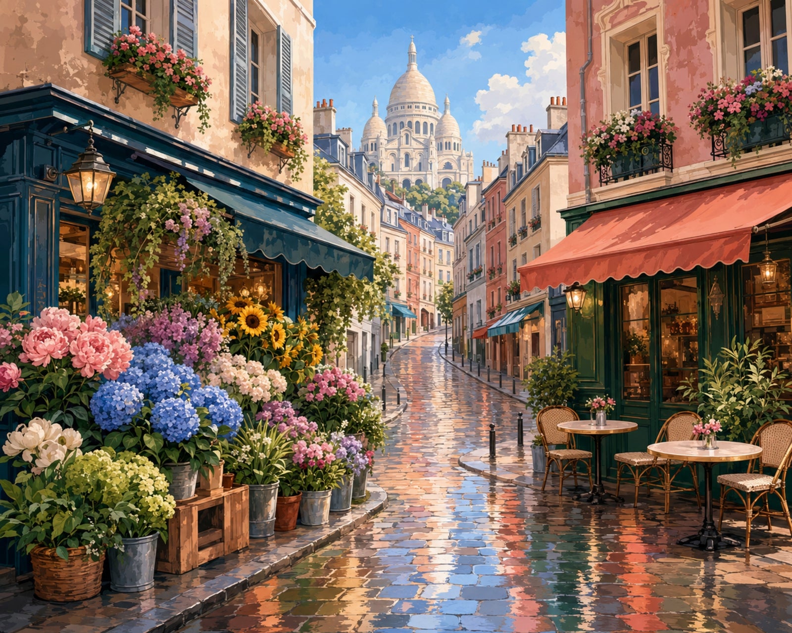 Montmartre Flower Morning