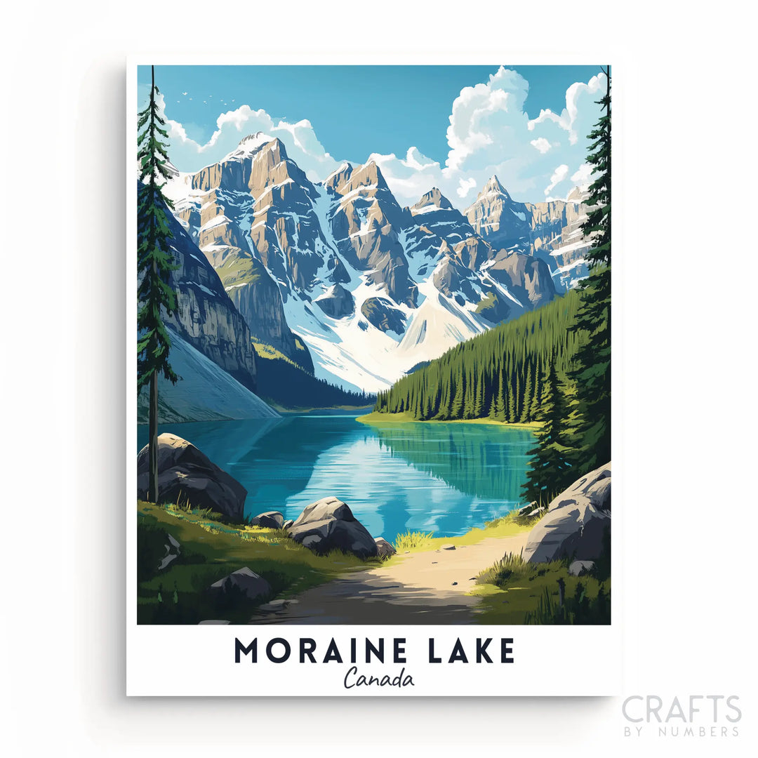 Moraine Lake - Travel Poster