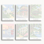 New Orleans travel poster mini paint by numbers collection
