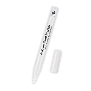 Marqueur blanc en acrylique pour enlever les numéros avec capuchon pour recouvrir les numéros de toile imprimés.