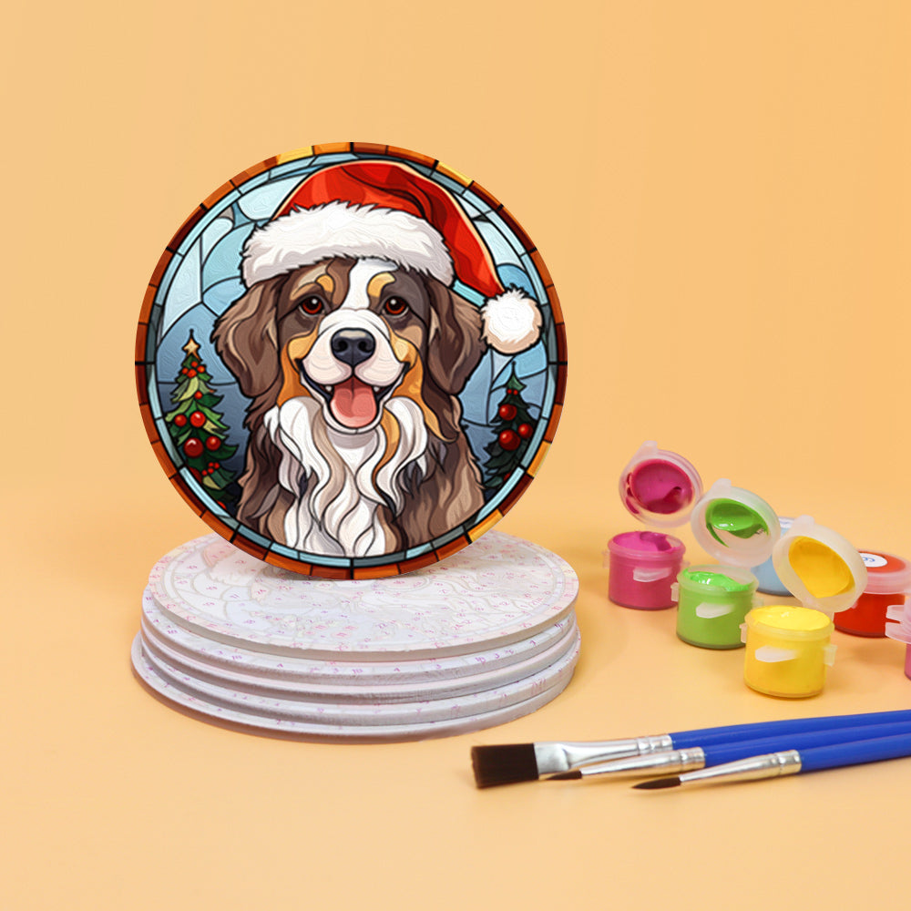 Holiday Pals paint by numbers collection, perfect for beginner and family painting fun.