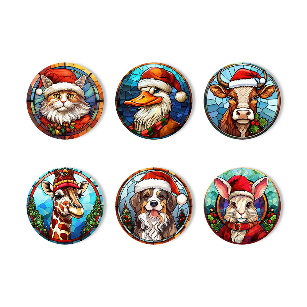 Malen-nach-Zahlen-Set „Holiday Pals“ für Weihnachtsbasteleien, DIY-Dekoration und Familienspaß.