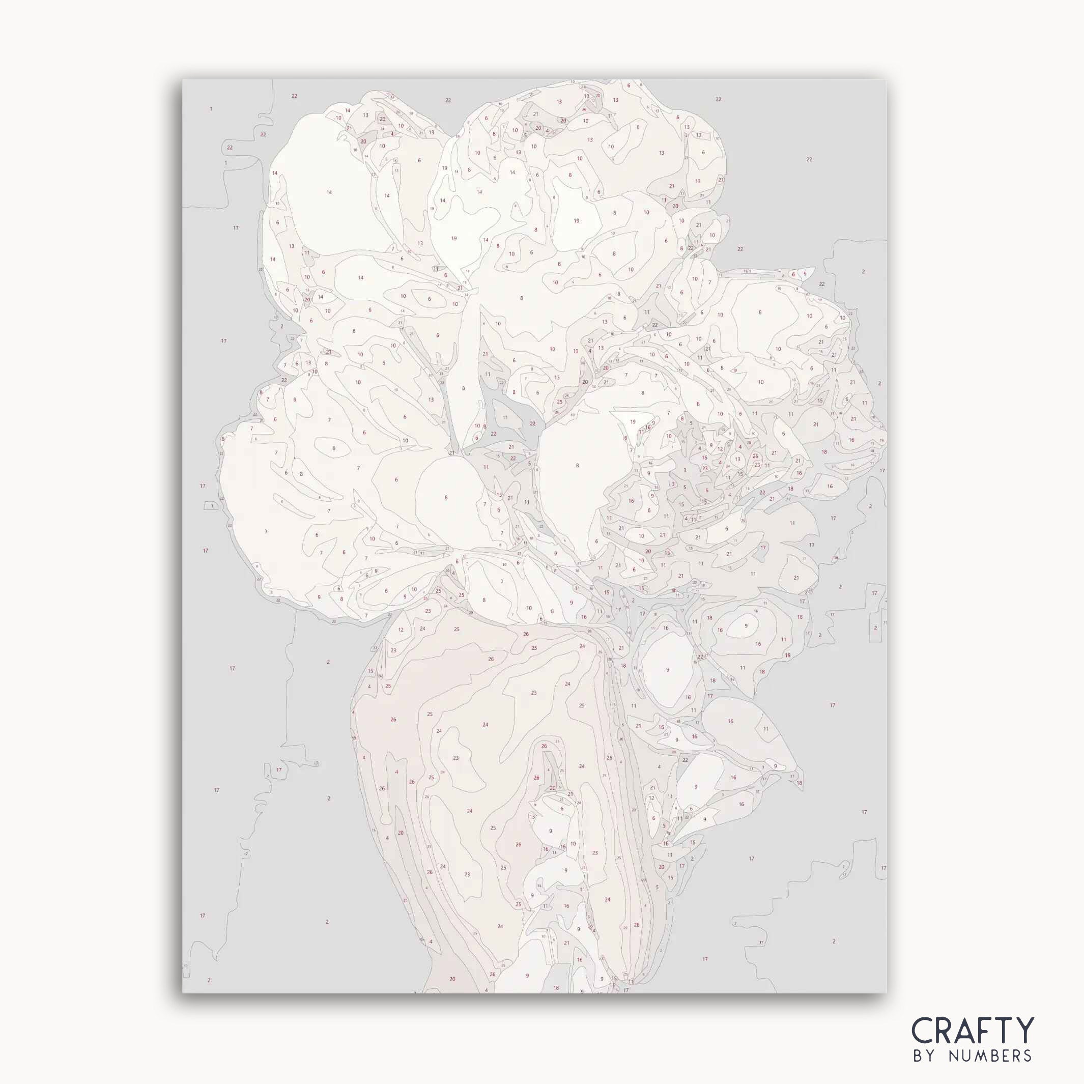 Petal Symphony paint by number inspired by famous paintings, showcasing vibrant colors and floral beauty, reminiscent of vincent van gogh famous paintings and famous flower paintings.